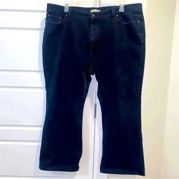 Levi’s Bootcut 515 Plus Size 24 Short Dark Blue Almost Black ❤️ - Picture 3 of 9